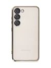 Samsung Galaxy S24 Uyumlu Kılıf Lensli Silikon - Gold Belirtilmemiş