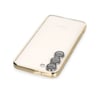 Samsung Galaxy S24 Uyumlu Kılıf Lensli Silikon - Gold Belirtilmemiş