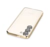 Samsung Galaxy S24 Uyumlu Kılıf Lensli Silikon - Gold Belirtilmemiş