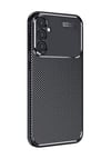 Samsung Galaxy S25 Plus Uyumlu Kılıf Auto Focus Karbon Kapak - Siyah Belirtilmemiş