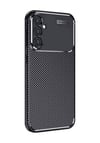 Samsung Galaxy S25 Plus Uyumlu Kılıf Auto Focus Karbon Kapak - Siyah Belirtilmemiş