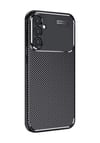 Samsung Galaxy S25 Plus Uyumlu Kılıf Auto Focus Karbon Kapak - Siyah Belirtilmemiş