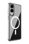 Samsung Galaxy S25 Uyumlu Edge Kılıf Magneticsafe Şeffaf Silikon - Şeffaf Belirtilmemiş