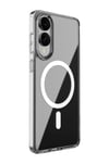 Samsung Galaxy S25 Uyumlu Edge Kılıf Magneticsafe Şeffaf Silikon - Şeffaf Belirtilmemiş