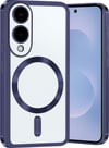 Samsung Galaxy S25 Uyumlu Edge Kross Magneticsafe Kapak - Lacivert Belirtilmemiş