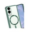 Samsung Galaxy S25 Uyumlu Edge Kross Magneticsafe Kapak - Koyu Yeşil Belirtilmemiş