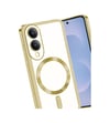 Samsung Galaxy S25 Uyumlu Edge Kross Magneticsafe Kapak - Gold Belirtilmemiş