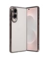 Samsung Galaxy S25 Uyumlu Edge Lensli Silikon - Titan Gri Belirtilmemiş