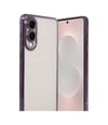 Samsung Galaxy S25 Uyumlu Edge Lensli Silikon - Mor Belirtilmemiş
