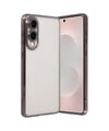 Samsung Galaxy S25 Uyumlu Edge Lensli Silikon - Titan Gri Belirtilmemiş