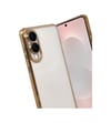 Samsung Galaxy S25 Uyumlu Edge Lensli Silikon - Gold Belirtilmemiş