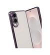 Samsung Galaxy S25 Uyumlu Edge Lensli Silikon - Mor Belirtilmemiş