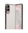 Samsung Galaxy S25 Uyumlu Edge Lensli Silikon - Titan Gri Belirtilmemiş