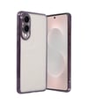 Samsung Galaxy S25 Uyumlu Edge Lensli Silikon - Mor Belirtilmemiş