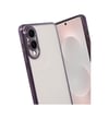 Samsung Galaxy S25 Uyumlu Edge Lensli Silikon - Mor Belirtilmemiş