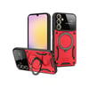 Samsung Galaxy S25 Uyumlu Kılıf Joy Lens Standlı Kapak - Kırmızı Belirtilmemiş