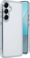 Samsung Galaxy S25 Uyumlu Kılıf Lensli Silikon - Gümüş Belirtilmemiş