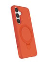 Samsung Galaxy S25 Uyumlu Regal Magsafe Standlı Kapak - Turuncu iPhone 17 Pro