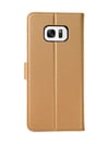 Samsung Galaxy S7 Uyumlu Edge Trend S Plus Kapaklı Kılıf - Gold Belirtilmemiş