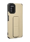 Samsung Galaxy Uyumlu,   A03s Kılıf Mega Standlı Silikon - Gold Belirtilmemiş