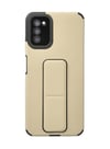 Samsung Galaxy Uyumlu,   A03s Kılıf Mega Standlı Silikon - Gold Belirtilmemiş