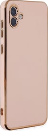 Samsung Galaxy Uyumlu   A04 Kılıf Volet Silikon - Pembe Belirtilmemiş