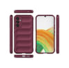 Samsung Galaxy Uyumlu   A15 4g Kılıf Optimum Silikon - Bordo Belirtilmemiş