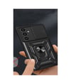 Samsung Galaxy Uyumlu   A25 5g Kılıf Pars Lens Yüzüklü Silikon - Gold Belirtilmemiş