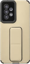 Samsung Galaxy Uyumlu,   A53 5g Kılıf Mega Standlı Silikon - Gold Belirtilmemiş