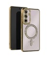 Samsung Galaxy Uyumlu   A56 Joke Simli Magneticsafe Kılıf - Gold Belirtilmemiş