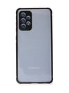 Samsung Galaxy Uyumlu   A72 Kılıf Miami Şeffaf Silikon - Siyah Belirtilmemiş