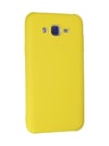 Samsung Galaxy Uyumlu   J7 Kılıf Nano İçi Kadife Silikon - Sarı Belirtilmemiş