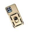 Samsung Galaxy Uyumlu   M33 Kılıf Pars Lens Yüzüklü Silikon - Gold Belirtilmemiş