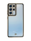 Samsung Galaxy Uyumlu   S21 Ultra Kılıf Liva Lens Silikon - Siyah Belirtilmemiş