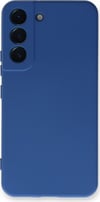 Samsung Galaxy Uyumlu   S23 Kılıf Nano İçi Kadife Silikon - Mavi Belirtilmemiş