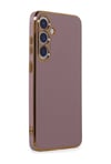 Samsung Galaxy Uyumlu   S24 Plus Kılıf Volet Silikon - Mor Belirtilmemiş