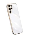Samsung Galaxy Uyumlu   S24 Ultra Kılıf Volet Silikon - Beyaz Belirtilmemiş