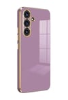 Samsung Galaxy Uyumlu   S25 Fe Volet Silikon - Mor Belirtilmemiş