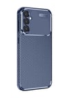 Samsung Galaxy Uyumlu,   S25 Plus Kılıf Auto Focus Karbon Kapak - Lacivert Belirtilmemiş