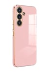 Samsung Galaxy Uyumlu   S25 Plus Kılıf Volet Silikon - Pembe Belirtilmemiş