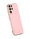 Samsung Galaxy Uyumlu   S25 Ultra Kılıf Volet Silikon - Pembe Belirtilmemiş