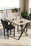 Sandalye 1 Adet Baby Face Kumaş Metal Modern Mutfak Sandalyesi Cafe Balkon Ofis Elma 9814 Gri Çok Renkli