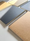 Spiralli Defter, Kraft Kapaklı, B5 Boyutunda 182x257 Mm , 100 Yaprak Çizgili Çok Renkli