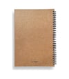 Spiralli Defter, Kraft Kapaklı, B5 Boyutunda 182x257 Mm , 100 Yaprak Çizgili Çok Renkli