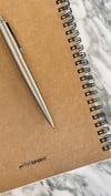Spiralli Notebook, Kraft Kapaklı, A5 Boyut 15x21 Cm , 100 Yaprak Noktalı Çok Renkli