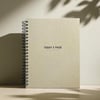Tarihsiz 6 Aylık Günlük Planlayıcı Spiralli Sert Kapaklı Organizer Not Defteri 204 Sayfa 22 X 28,5 Cm Çok Renkli