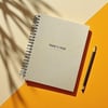 Tarihsiz 6 Aylık Günlük Planlayıcı Spiralli Sert Kapaklı Organizer Not Defteri 204 Sayfa 22 X 28,5 Cm Çok Renkli