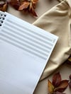 Tarihsiz 6 Aylık Günlük Planlayıcı Spiralli Sert Kapaklı Organizer Not Defteri 204 Sayfa 22 X 28,5 Cm Çok Renkli