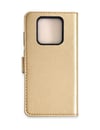 Tecno Camon 16 Prime Uyumlu Trend S Plus Kapaklı Kılıf - Gold Belirtilmemiş