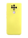 Tecno Camon 16 Uyumlu Kılıf Nano İçi Kadife Silikon - Sarı Belirtilmemiş